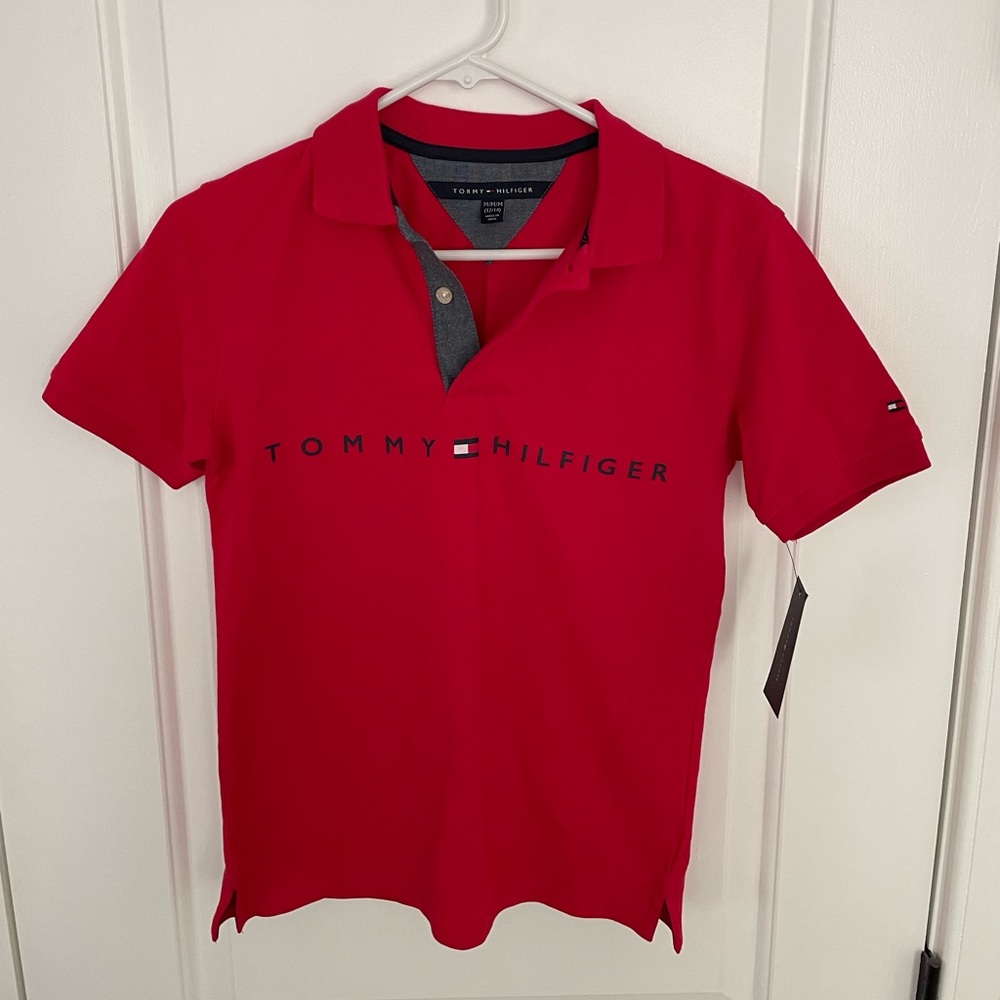 Tommy Hilfiger Vibrant Red Polo